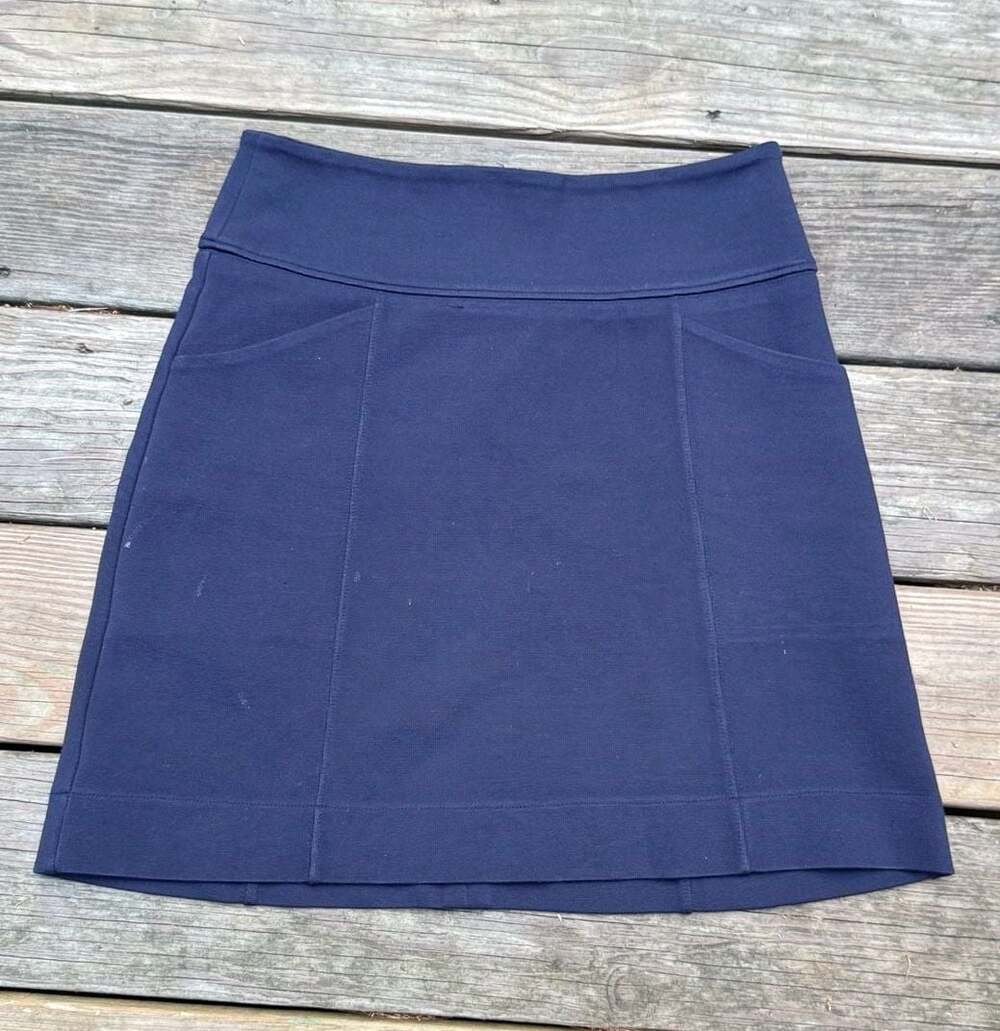 Maeve by Anthropologie Mackenzie Ponte Knit A-Line Skirt size small
